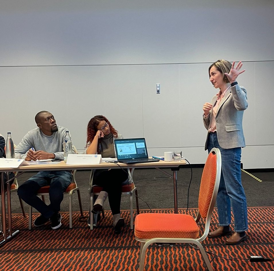 Anna Aslanova speaking at HR Tech Europe